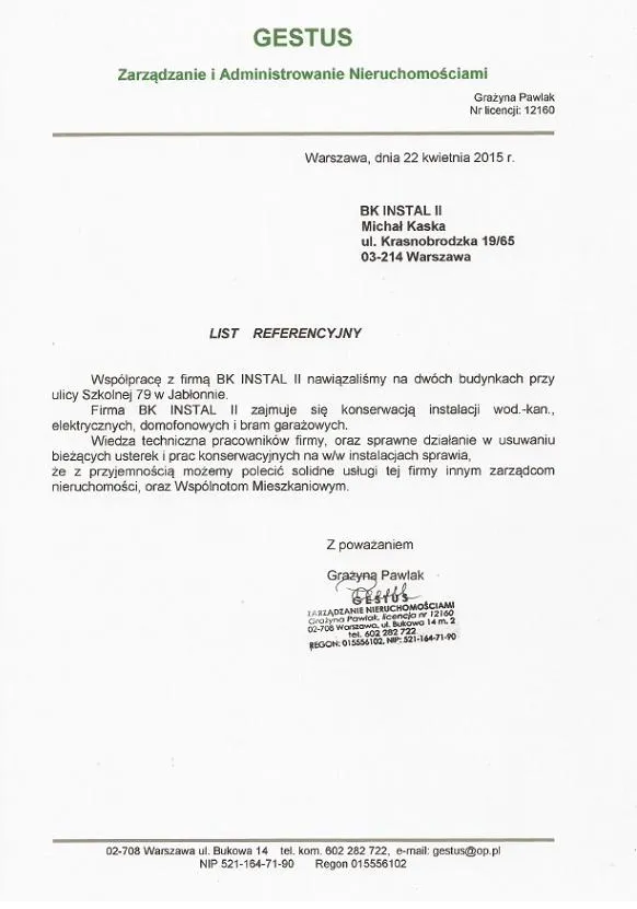 Skan referencji: Gestus